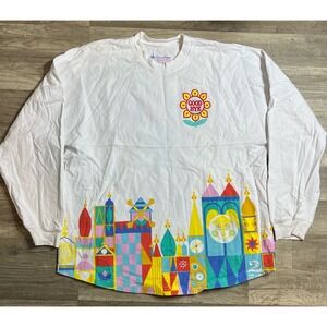 Disneyland Disney It's A Small World "Good Bye" Spirit Jersey Adult Size XL RARE